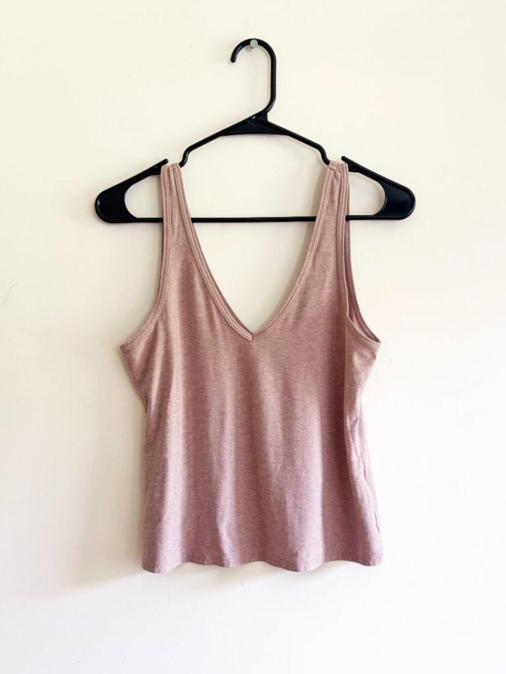 Beyond Yoga Featherweight Double V Tank Top in Chai - Picture 3 of 7